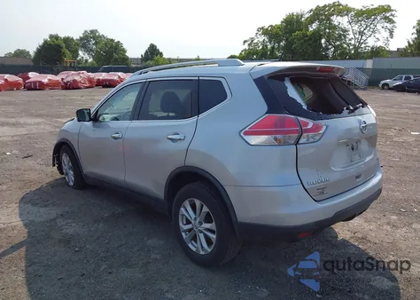 2015 Nissan Rogue Sv from USA, damaged, VIN KNMAT2MV4FP519985